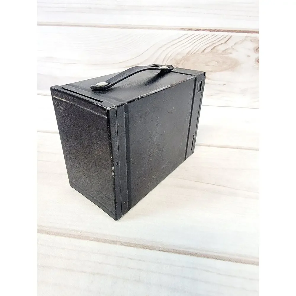 Kodak Hawk-Eye No. 2 Model Box Camera 520 Film Vintage, Black